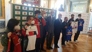 Cambiaso Risso abbraccia Genoa e Samp for Special [upl. by Ogaitnas]