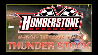 🏁 Humberstone Speedway 100524 THUNDER STOCK FEATURE RACE  THE GRAND FINALE [upl. by Burrow]