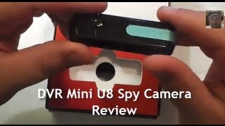 DVR Mini U8 Covert Spy Camera Review and Operation Guide for Private Investigators [upl. by Enelrahs599]