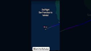 Miami to Kahului ✈️airport airtravel aviation travel [upl. by Dollie]