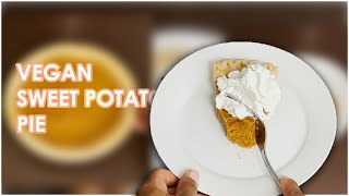 Vegan sweet potato pie recipe [upl. by Eustacia]