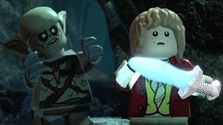 LEGO The Hobbit Gameplay Walkthrough Part 8  Riddles In The Dark [upl. by Aicargatla828]