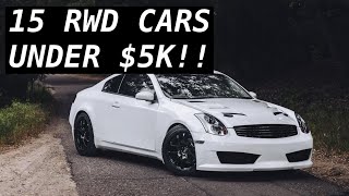 15 Best RWD Sports Cars For Less Than 5k For Car Guys [upl. by Sonitnatsnok710]