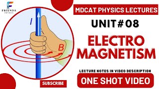 MDCAT PHYSICS  ELECTROMAGNETISM  UNIT 08  COMPLETE TOPIC IN ONE SHOT  PUNJAB SINDH KPK FEDRAL [upl. by Balmuth]