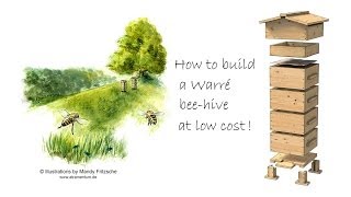 How to build a Warré beehive at low cost by David Heaf  sustainable beekeeping UK [upl. by Veneaux]