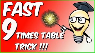 Fast 9 times table trick [upl. by Adlen256]