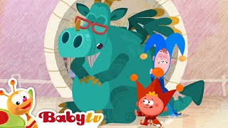 Good morning 🌞 Colors Shapes amp Size  Riddles for Toddlers  Full Episode BabyTV [upl. by Llorre]