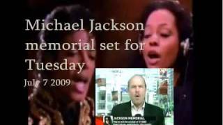 Michael Jacksons memorial service Tuesday July 7 2009  Staples Center Los Angeles [upl. by Bryana]