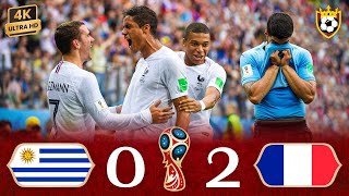 France expels Uruguay from the World Cup led by Mbappe and Griezmann 🔥💥 ● Full Highlights 🎞️  4K [upl. by Lime804]