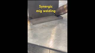 Synergic mig weldingmigwelding welding subscribe arcwelding migwelder weld [upl. by Dibri730]