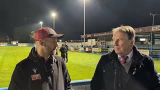 Guiseley AFC post match interview with the Reds manager Danny Grainger [upl. by Edette]