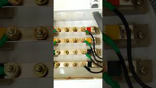 busbar connection🔥electrical shorts [upl. by Aiceled]