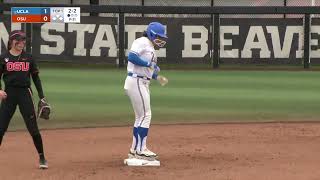 Highlights – UCLA Softball at Oregon State April 6 2024 [upl. by Corabel]