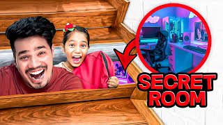 I MADE SECRET GAMING ROOM FOR MY SISTER 😱 [upl. by Aicilaanna]