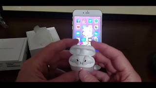 Apple AirPods 2 unboxing and pairing with iPhone [upl. by Horatia357]