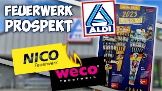 OFFIZIELLES ALDI NORD FEUERWERK PROSPEKT 202223 MIT ALLEN NICO NEUHEITEN [upl. by Eirot611]