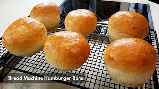 Bread Machine Hamburger Buns [upl. by Beret962]