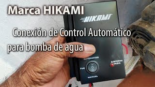 CONTROL ELÉCTRONICO AUTOMATICO PARA BOMBA DE AGUA [upl. by Gilder]