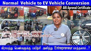 Conversion of any petroldiesel vehicle into Electric vehicle  AR4Tech  Tamil [upl. by Aela]