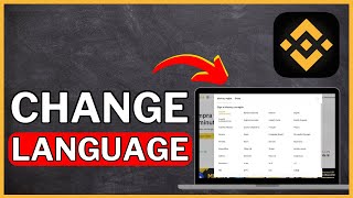 How to Change Language On Binance  Binance Tutorial [upl. by Rania]