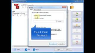 How can I remove password security for a batch of PDF files with APDF Password Security [upl. by Taffy855]