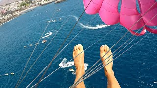 View from the sky parasailing Tenerife [upl. by Kaliski318]