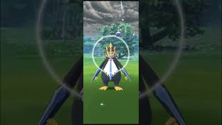 OMG 😱 Fully Evolved Wild Spawn Empoleon in pokemongo [upl. by Chadbourne]