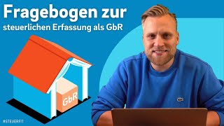 GbR gründen Fragebogen zur steuerlichen Erfassung  Elster online SchrittfürSchrittAnleitung [upl. by Yleme]