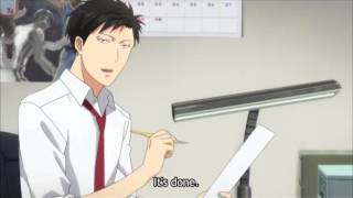 Monthly Girls Nozaki kun Episode 8 boxes scene [upl. by Mairym]