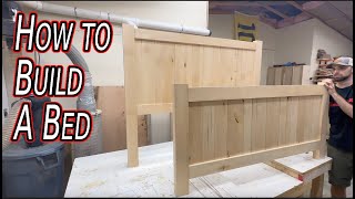 How to Build a Bed  DIY Bed Frame [upl. by Georgiana769]