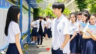 Arrogant Boy😈fall in love🥵with cute classmate❤️New Korean Mix Hindi songs❤️Chinese Mix Hindi songs❤️ [upl. by Shanley671]