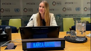 ECOSOC Youth Forum  Bahia Gatti’s Intervention [upl. by Krystyna]