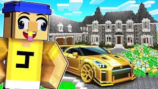 Jeffy Got 100 RICHER in Minecraft [upl. by Yehudi]