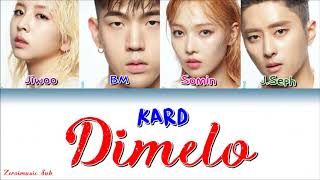 KARD 카드  Dímelo  가사 Sub español  Roma  Han  Lyrics  Colorcodedlyrics [upl. by Attiuqaj]