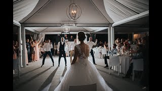 EPIC GROOMSMEN DANCE SUPRISE for the bride  Amazing Wedding all time [upl. by Isis]