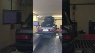 Mercedes W201 OM605 dyno run [upl. by Ettore]