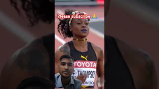 Elaine Thompson viralvideo olympics2024 athlete olympicchampion [upl. by Latsyrcal]