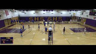 Sayville High School vs hauppauge hs jv boys volley Mens JV Volleyball [upl. by Esinehc]