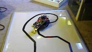 My Arduino Line Following Robot  Using Pololu IR Reflectance Sensor Array [upl. by Klatt293]