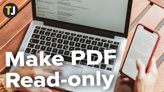 How to Make a PDF Readonly [upl. by Adnamas49]