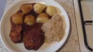 Kasseler Braten mit Sauerkraut [upl. by Oznole]