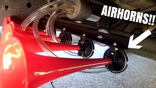 DIY Airhorn Install [upl. by Turro]