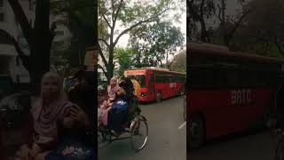 Brtc Paribahan busbd dhakacity travel brtc buslovers shorts video bangladesh 2024 [upl. by Sokim]