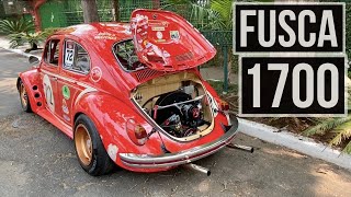 FUSCA CEREJINHA um projeto pra andar na rua e na pista [upl. by Elorac]