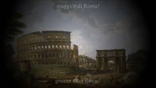 quotInno a Romaquot  Italian Patriotic Song English Subtitles version N2 [upl. by Eleph]