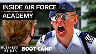 What New Air Force Cadets Go Through On Day One At The Academy  Boot Camp [upl. by Gibson]