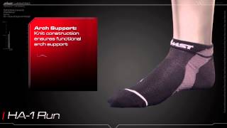 Compression socks for plantar fasciitis Zamst HA1 [upl. by Odnamra]