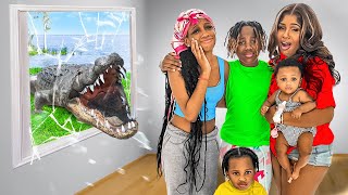 Cant Believe We Found This Huge Alligator Living In Our BACKYARD ❘ Crazy Family Vlog [upl. by Weissmann]