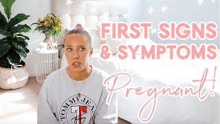 Symptoms of Pregnancy FIRST WEEKS Signs to look out forHow I knew [upl. by Demmahum126]