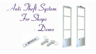 Anti Theft System for Shops  Demo [upl. by Aowda679]